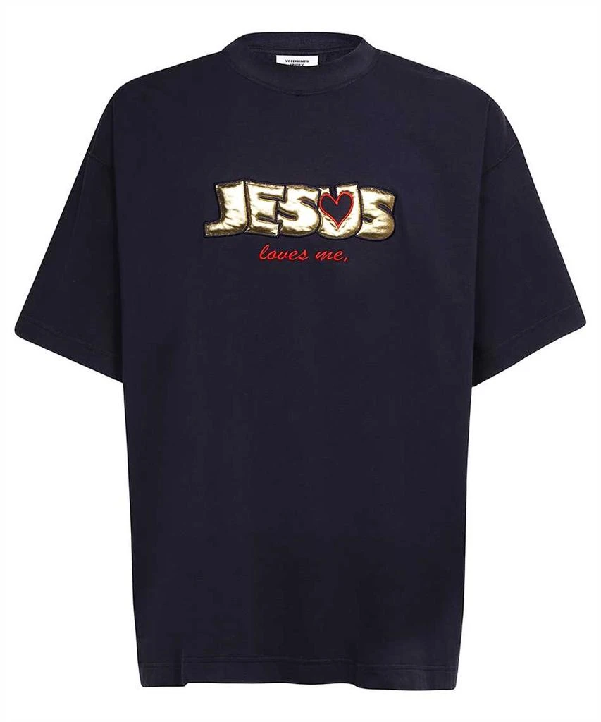 Vetements Vetements jesus loves you t-shirt 1