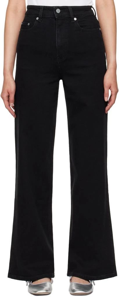 Ganni Black Washed Andi Jeans 1