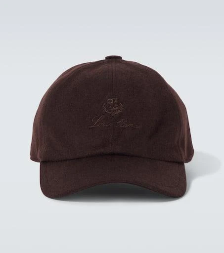 Loro Piana Logo cashmere baseball cap 1