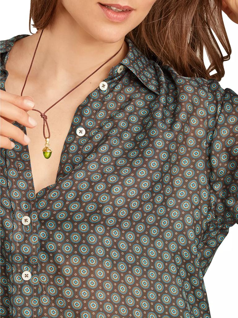 Tamara Comolli Mikado Bouquet 18K Yellow Gold & Peridot Acorn Pendant