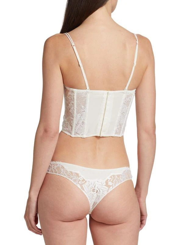 La Perla Endless Lace-Paneled Bustier 2
