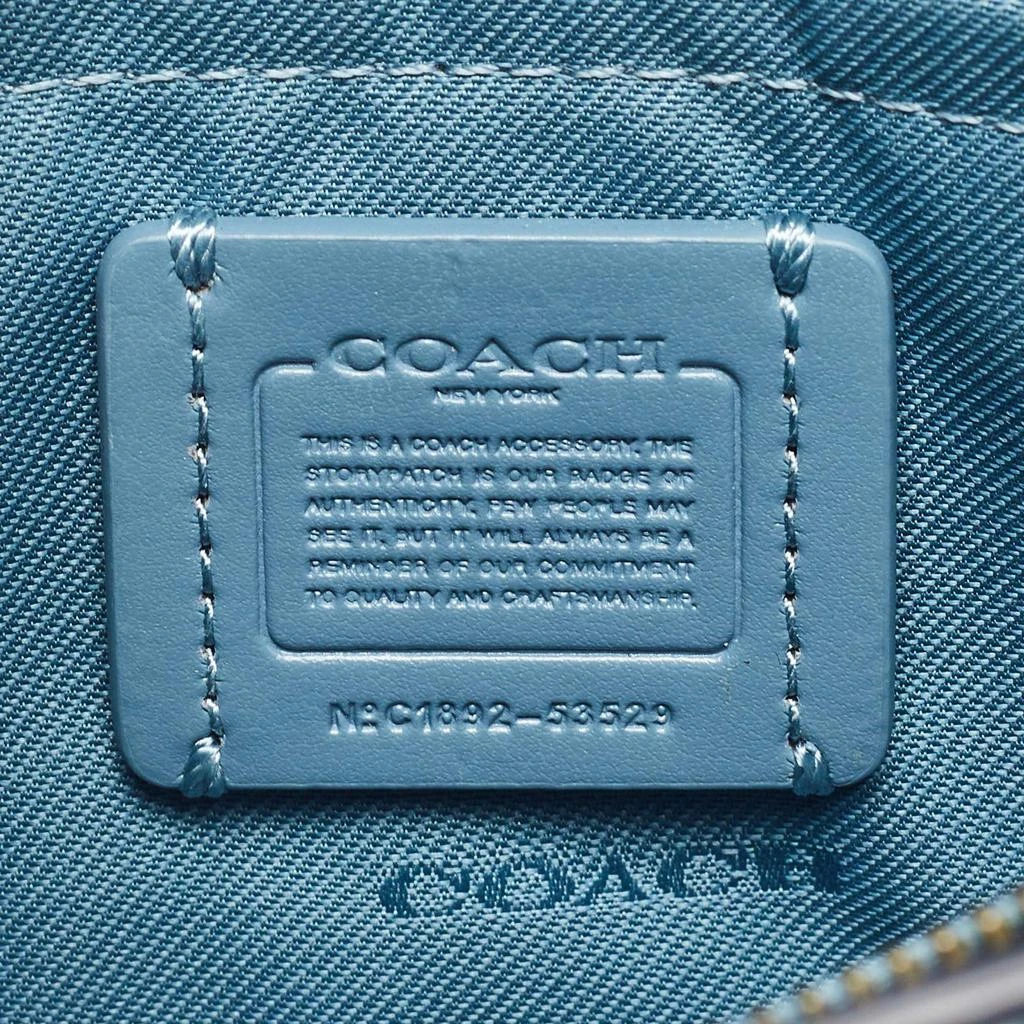 Coach Coach Blue Leather Noa Pop Up Crossbody Bag 10