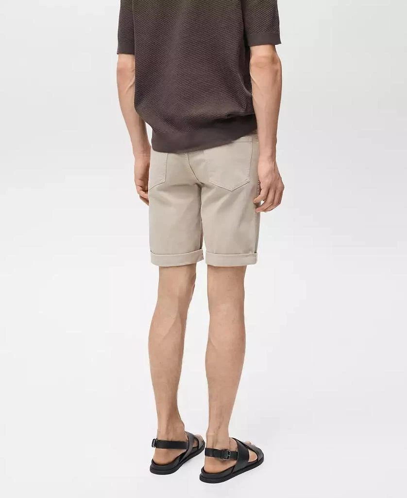 Mango Men's Slim-Fit Cotton Bermuda Shorts 3