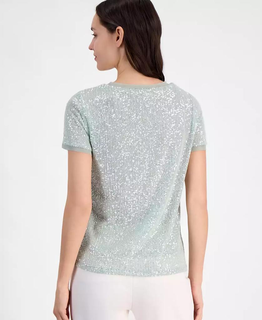 Anne Klein Women's Sequined T-Shirt