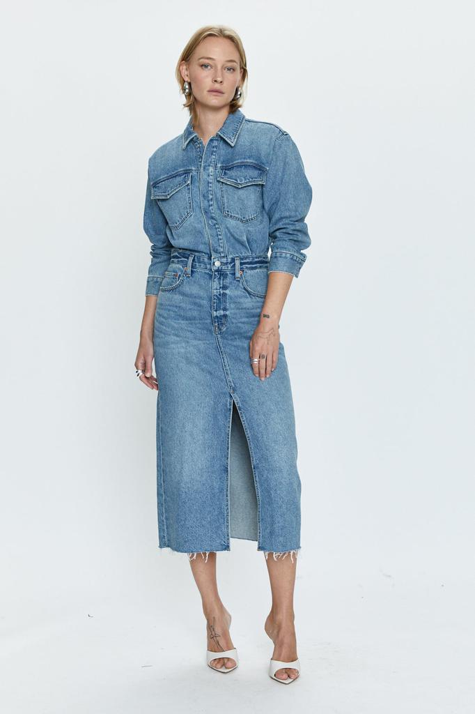 Pistola Denim Amira Midi Dress - Marcel
