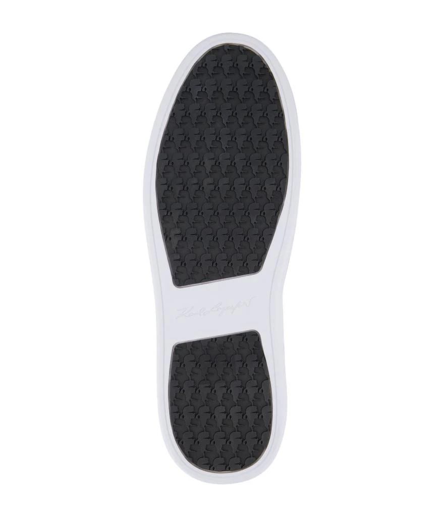 Karl Lagerfeld Paris LEATHER/SUEDE SIDE K LACE UP SNEAKER 4