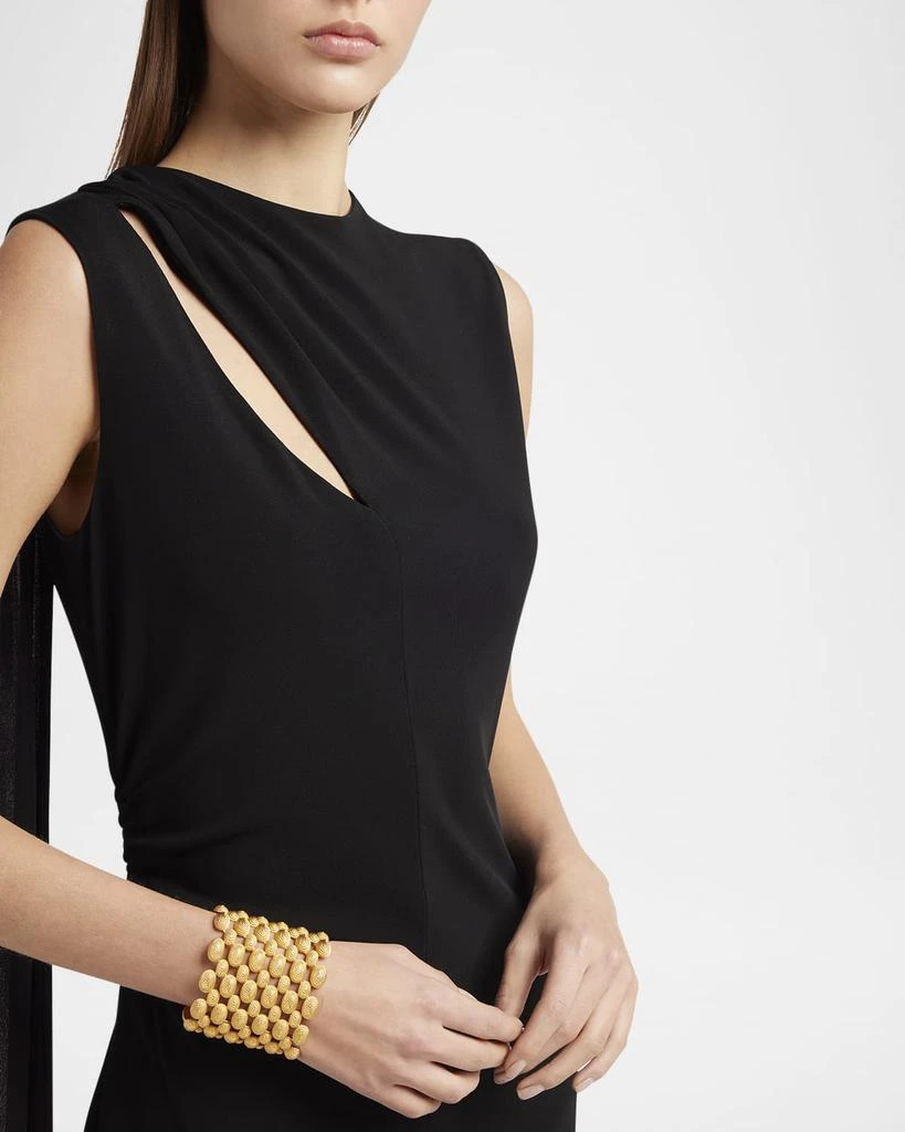 Tom Ford Cutout Shoulder-Drape Viscose Crepe Jersey Cocktail Dress - Dresses  & Skirts - Free Shipping - BeyondStyle