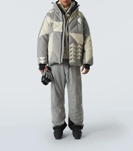 Moncler Technical wool flannel ski pants 2