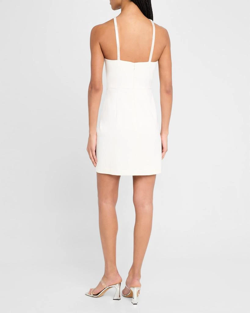 Liv Foster Amara Rhinestone-Trim Halter Mini Dress 3