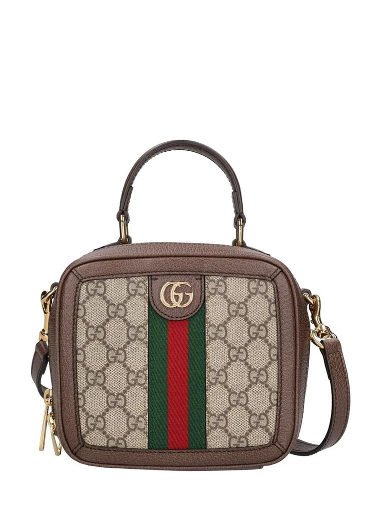 GUCCI Mini Ophidia Gg Canvas Top Handle Bag 1