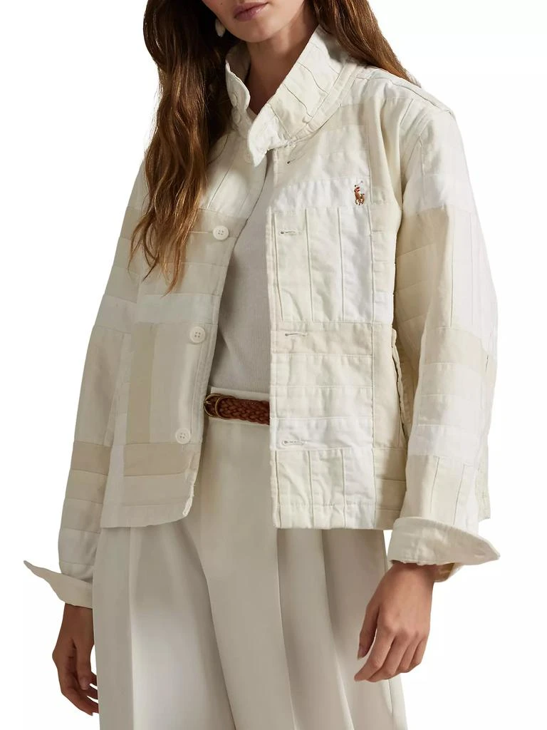 Ralph Lauren Patchwork Mock Turtleneck Jacket 4