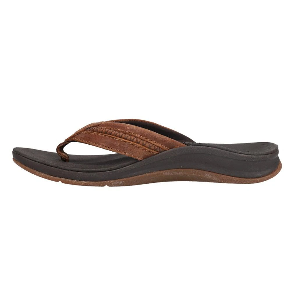 Reef Leather Ortho Coast Flip Flops 3