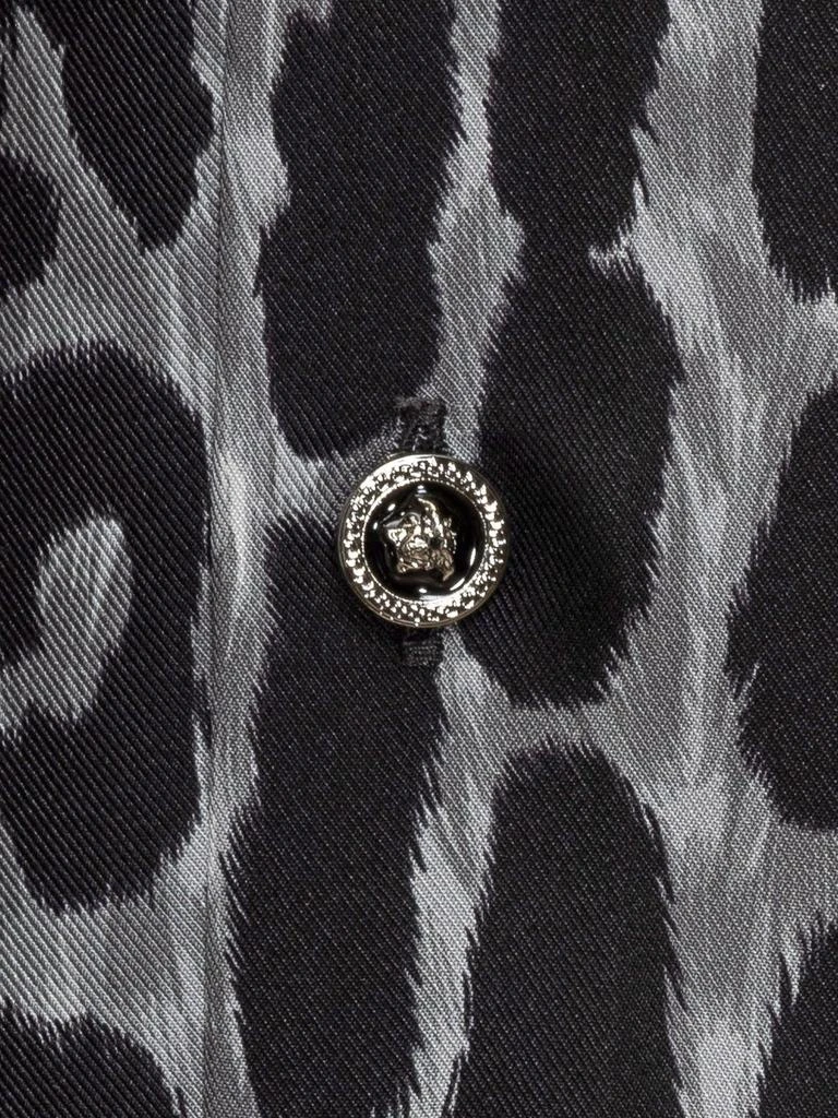Versace Versace Leopard-Printed Long-Sleeved Shirt 4