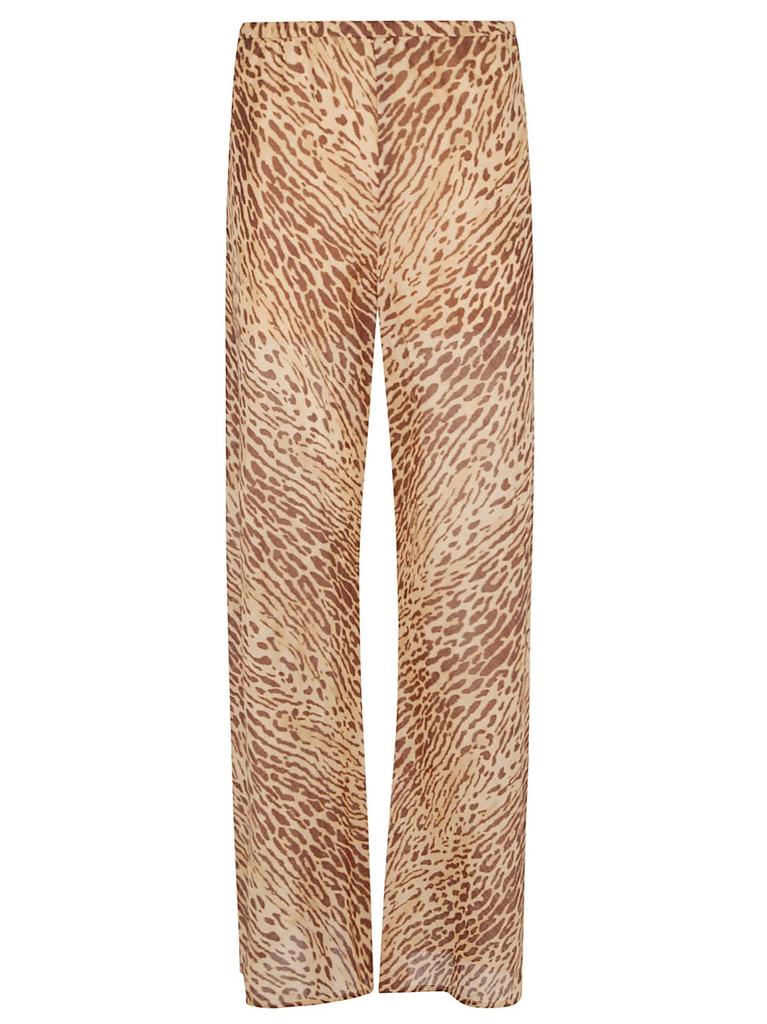 Zimmermann Pop embroidered linen trousers - Leggings