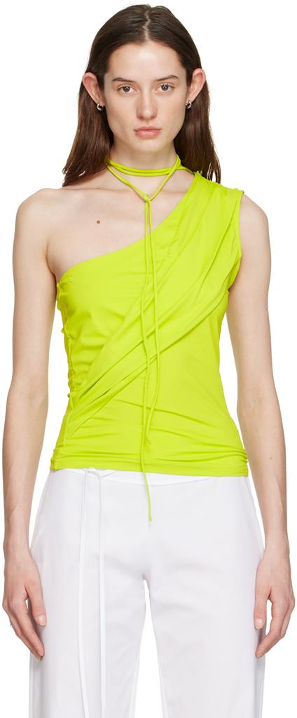 Saks Potts Green Phoebe Tank Top