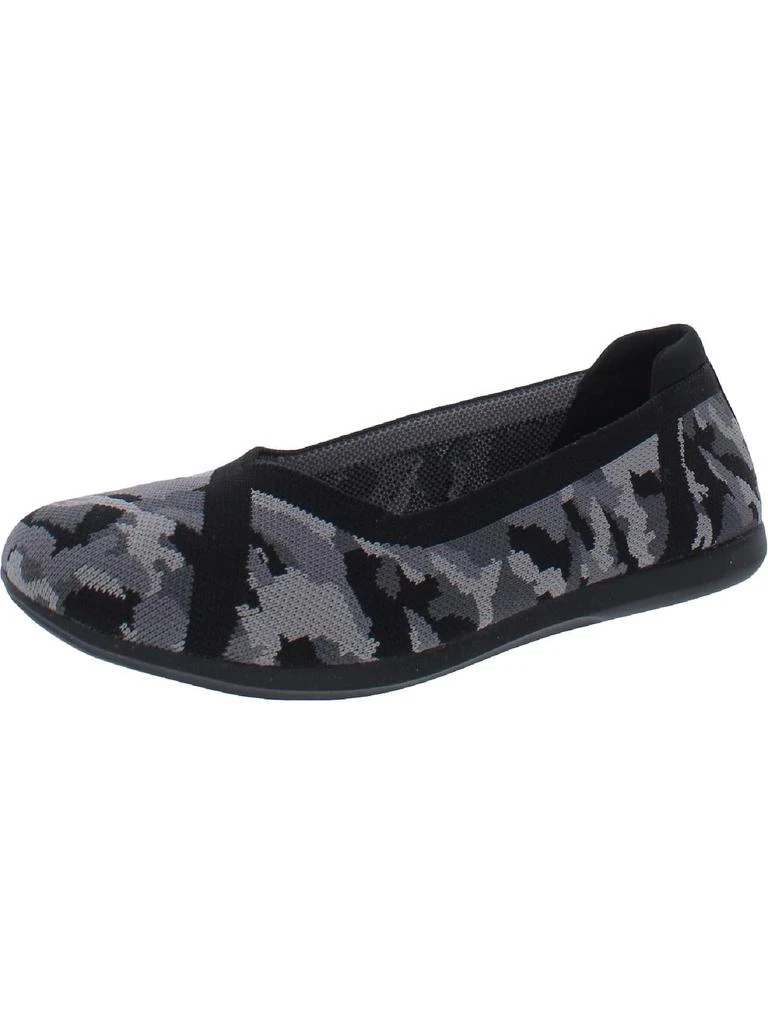 Clarks Carly Wish Womens Knit Slip On Ballet Flats 6
