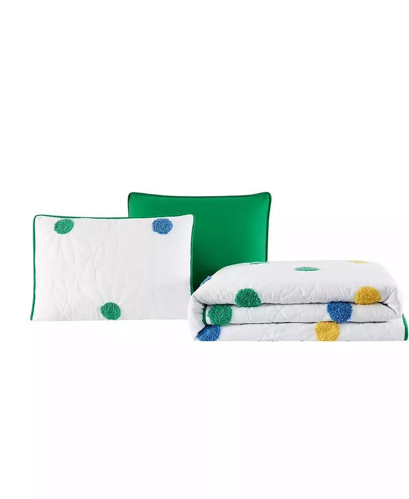 Crayola Textured Pom Pom 2 Piece Quilt Set 5
