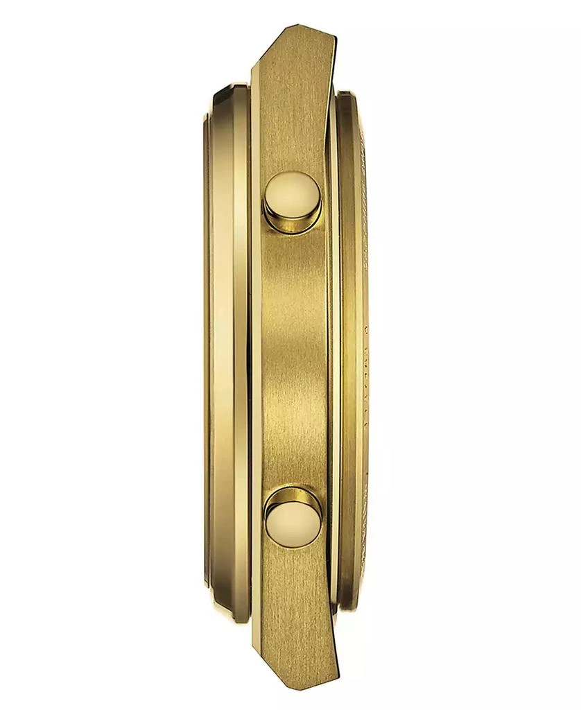 Tissot Men's Digital PRX Gold PVD Stainless Steel Bracelet Watch 40mm 2