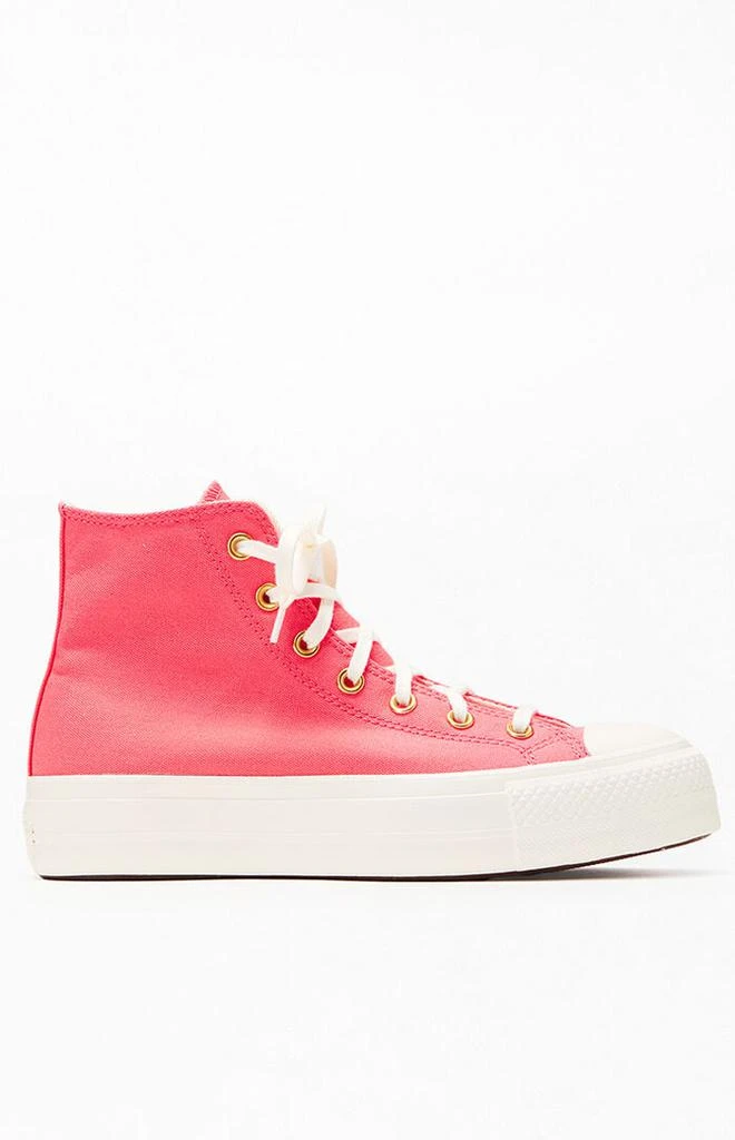 Converse Rose Chuck Taylor All Star Lift High Top Sneakers 1