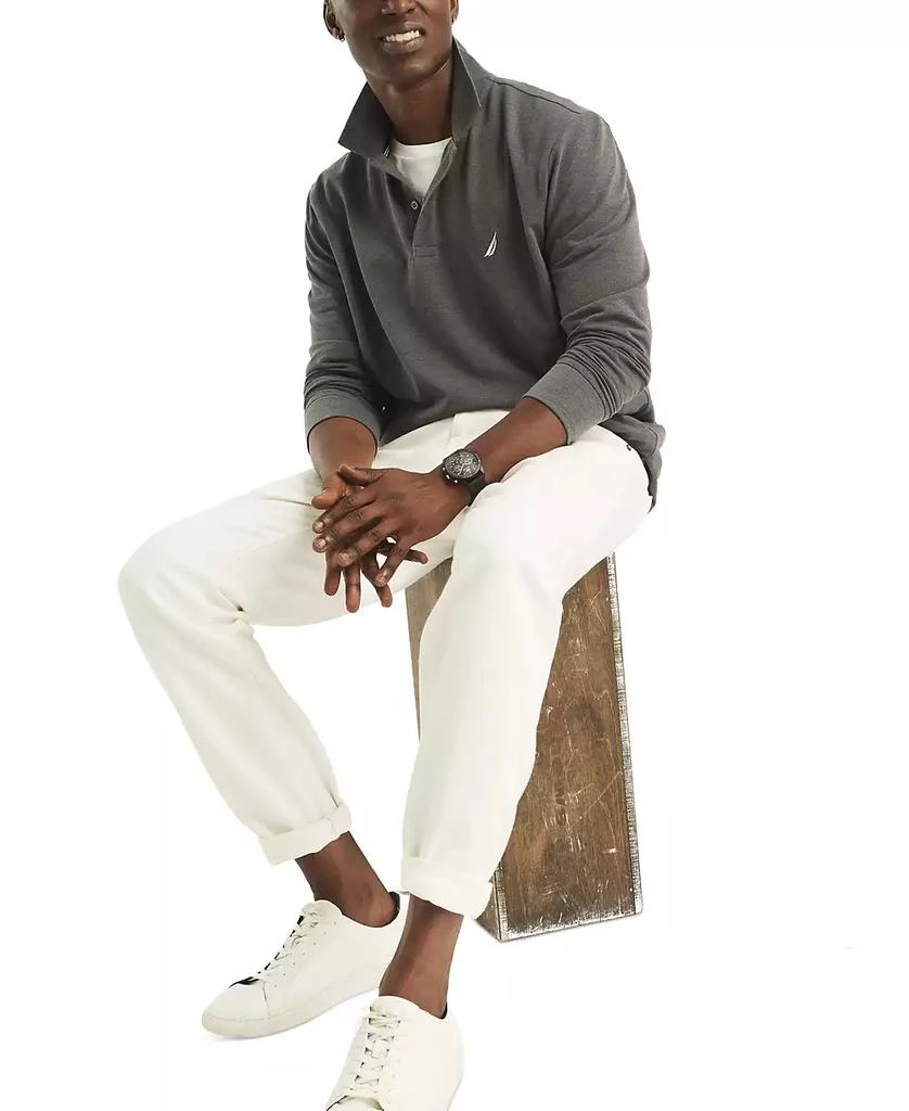 Nautica Men's Long Sleeve Deck Polo Shirt 4