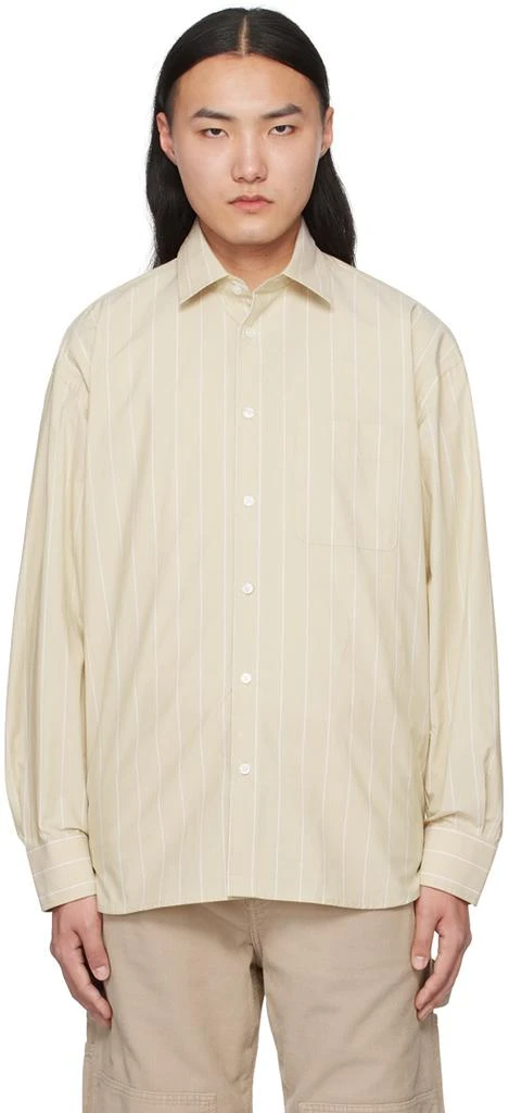 FILIPPA K Yellow Striped Shirt 1