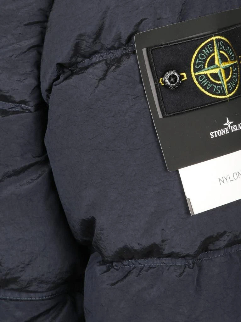Stone Island Structured Blue Coat With Clean Minimalist Design 2