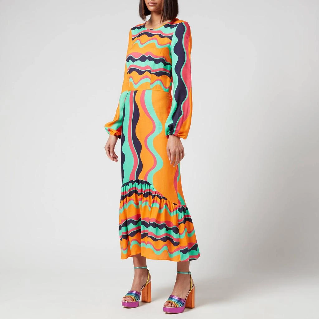 The Hut Never Fully Dressed Women's Curved Wave Sierra Dress - Multi 1