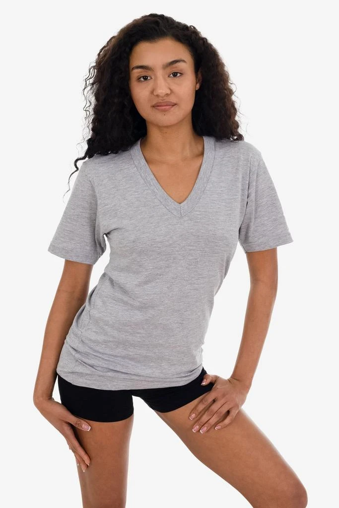 Los Angeles Apparel 24056 - Fine Jersey V-Neck T-Shirt 15