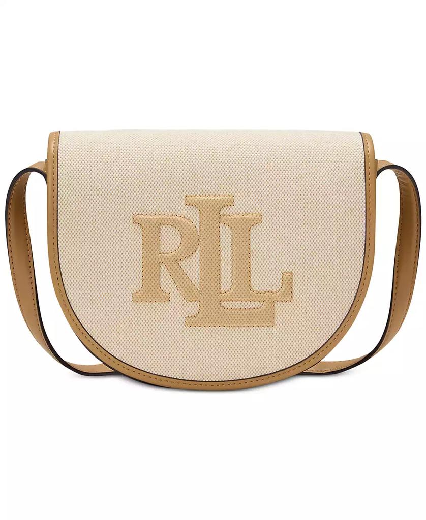 Ralph Lauren Witley Canvas and Leather Small Crossbody
