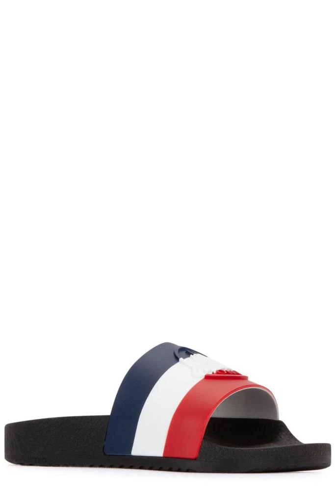 Moncler Moncler Enfant Basile Logo Embossed Slip-On Slides 2