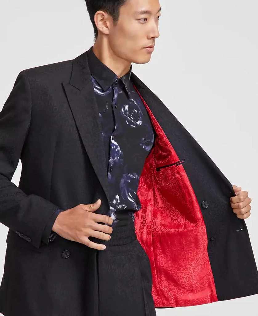 Hugo Boss Men's Modern-Fit Double-Breasted Suit Separate Jacket 4
