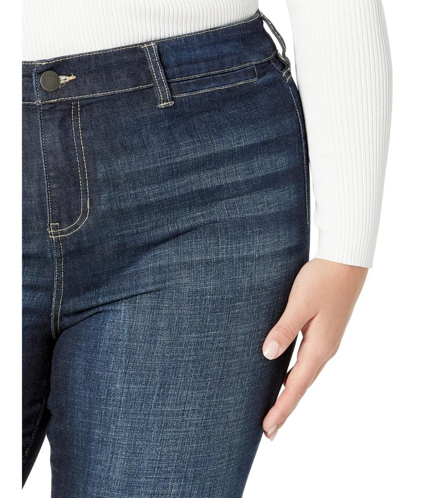 Liverpool Plus Size Kennedy High-Rise Straight Jeans w/ Welt Pockets 32" in Castle 3