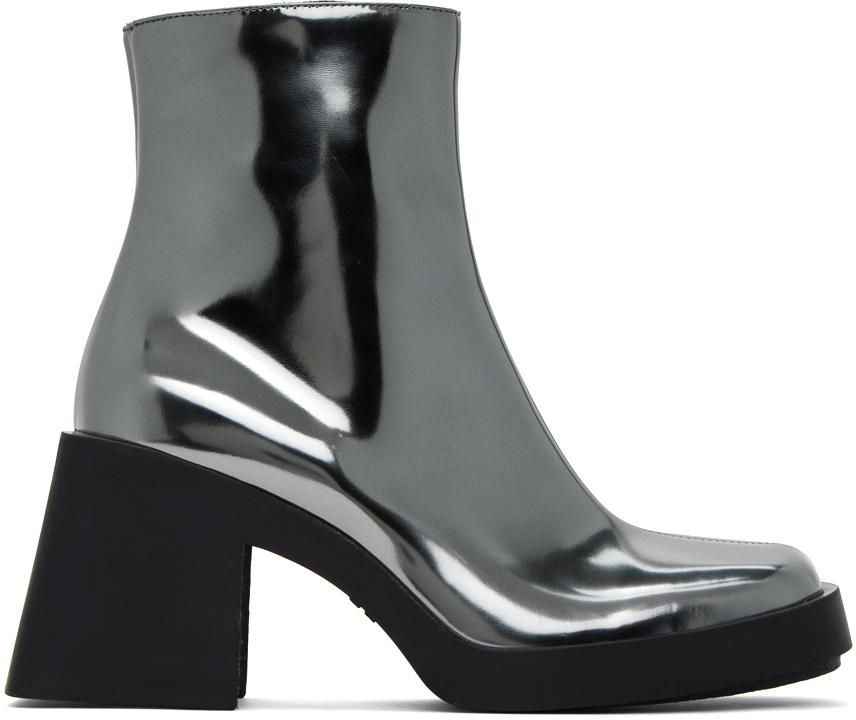 Justine Clenquet Black Eddie Boots - Shoes - BeyondStyle