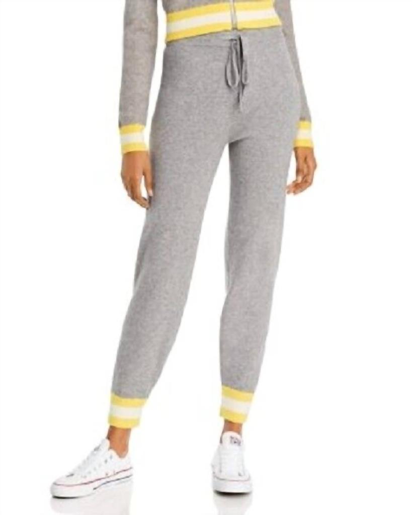 AQUA Aqua - X Madeleine Thompson Sweater Knit Drawstring Jogger Pants