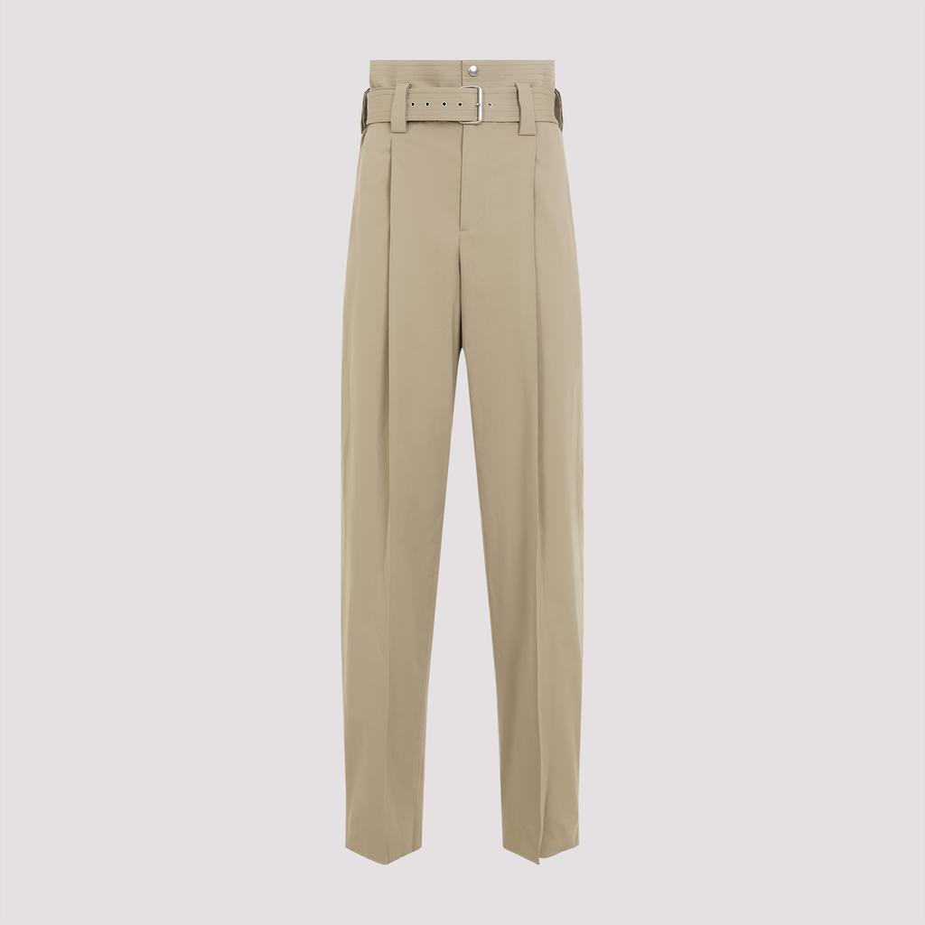 Bottega Veneta HIGH WAIST BELTED TROUSERS