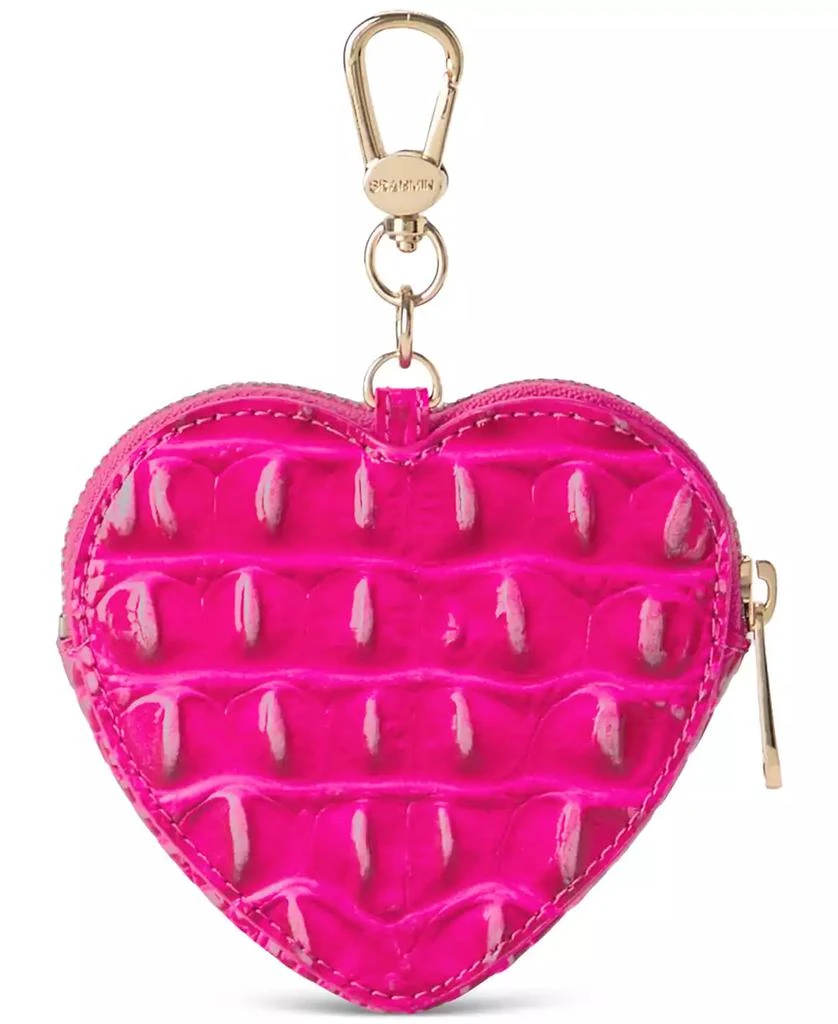 Brahmin Heart Rose Water Melbourne Leather Pouch 3