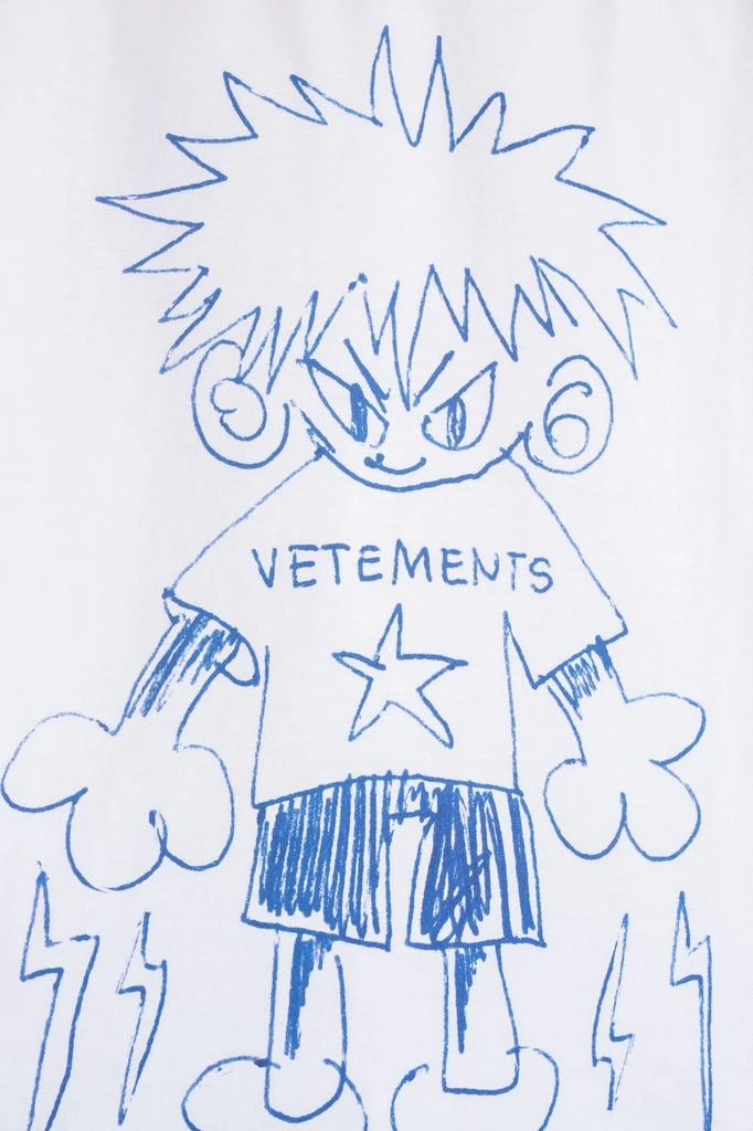 Vetements Vetements Graphic Printed Oversize T-Shirt 4