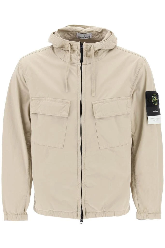 STONE ISLAND supima cotton twill stretch-tc jacket 1