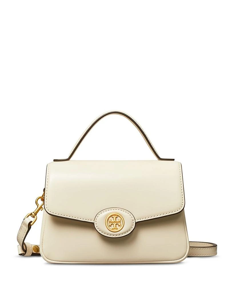 Tory Burch Small Robinson Spazzolato Leather Top-Handle Bag 1