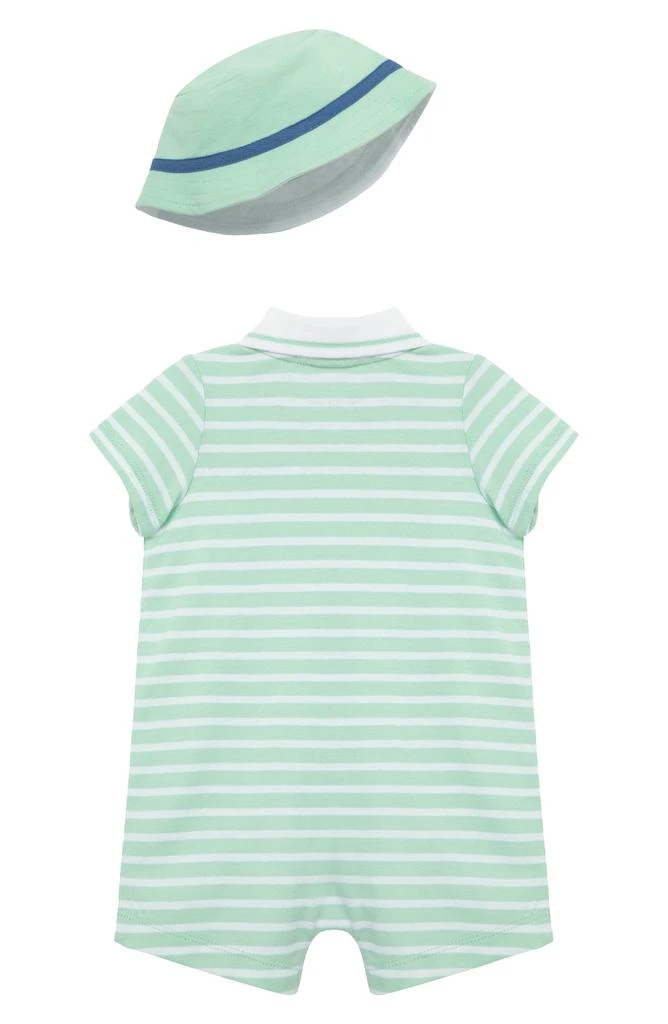 Little Me Whales Romper & Hat Set 2