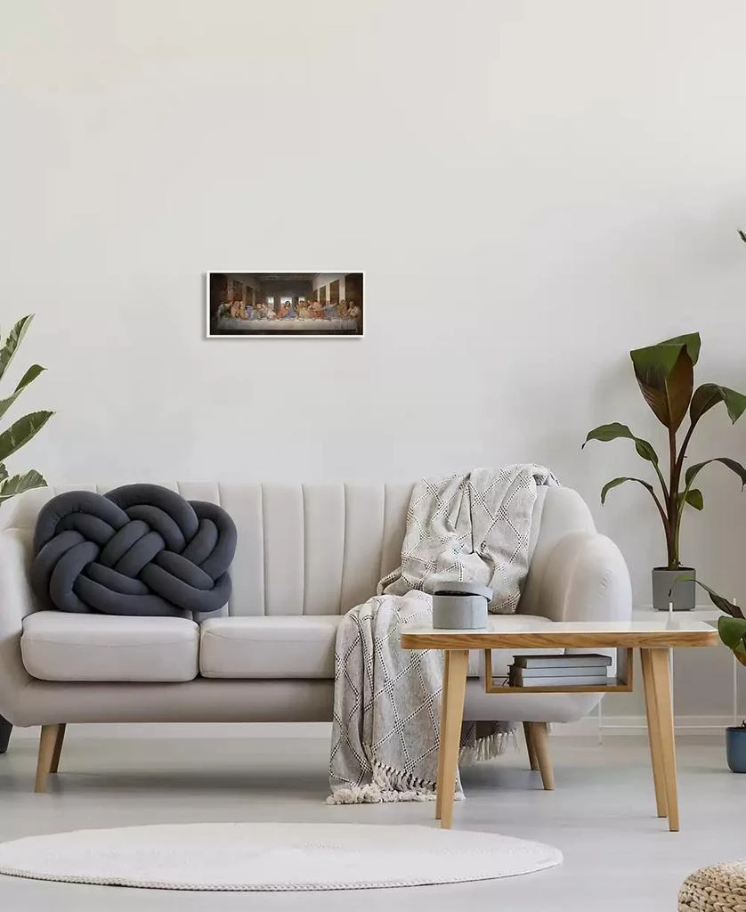 Stupell Industries Da Vinci The Last Supper Religious Classical Painting Wall Plaque Art, 7" x 17" 2