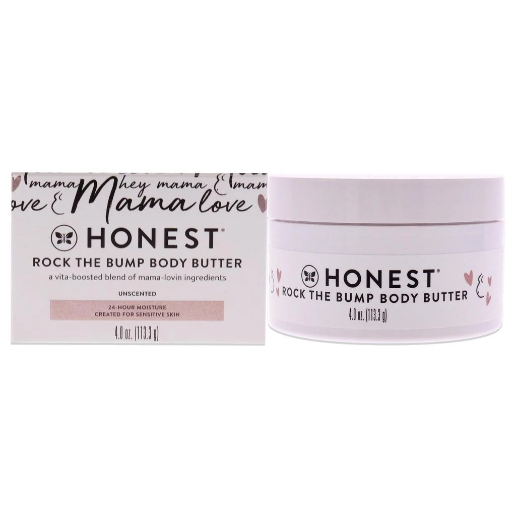 Honest Rock the Bump Body Butter by  for Women - 4 oz Body Butter 1