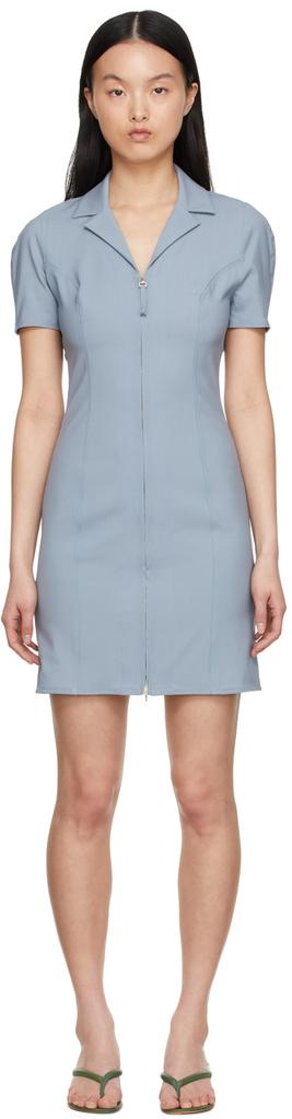 【関税＆送料込み】Jacquemus 'La Robe Peplo Courte' Dress JACQUEMUS La Robe Peplo Courte in Black | FWRD