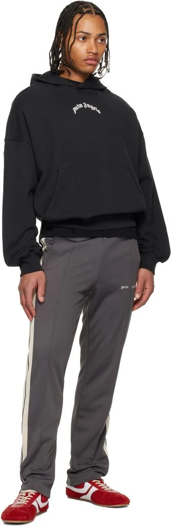 Palm Angels Gray Classic Logo Track Pants 4
