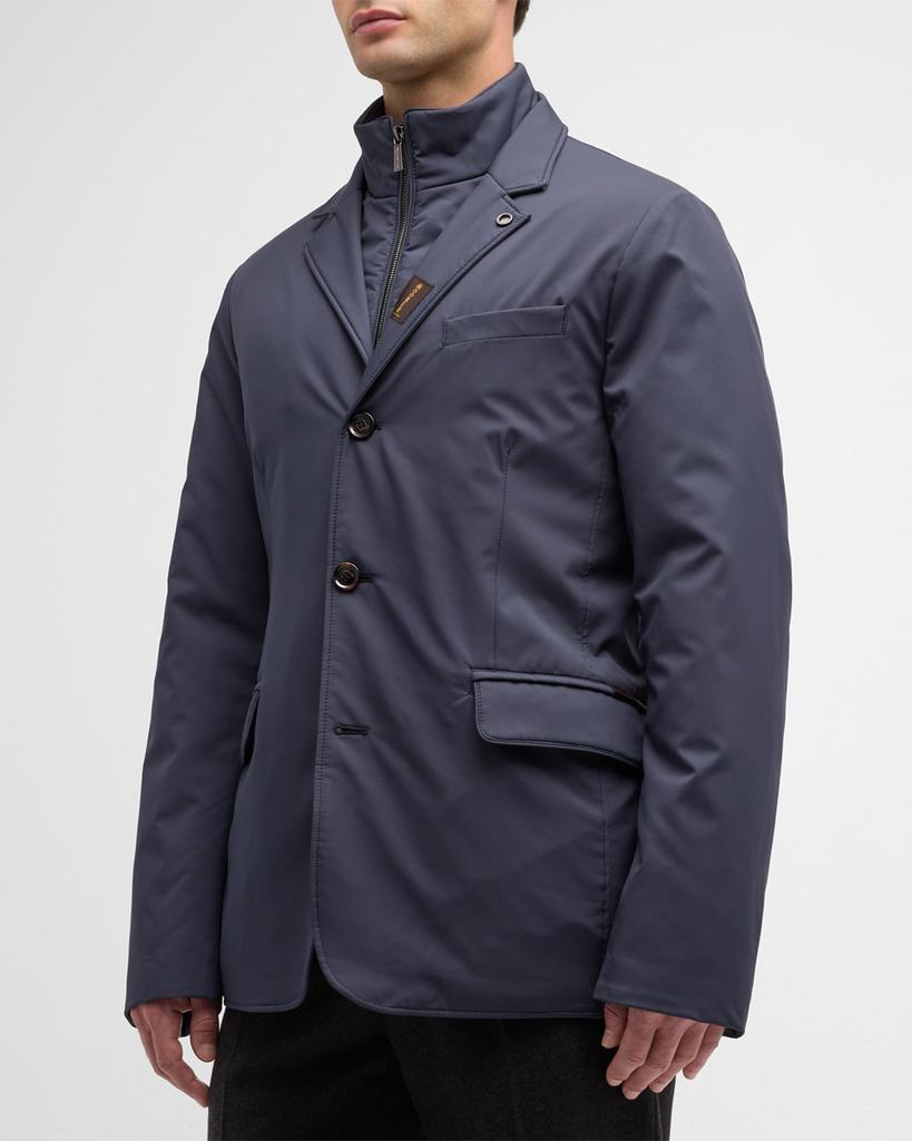 MooRER Men's Tech Blazer with Removable Bib