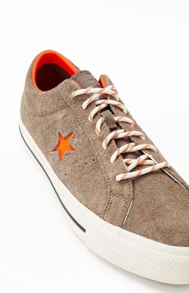 Converse Green One Star Pro Suede Shoes 6