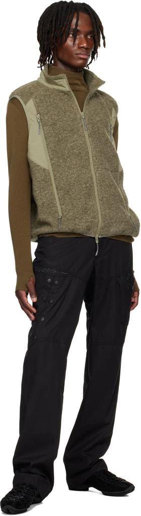 ROA Khaki Polar Fleece Vest 4
