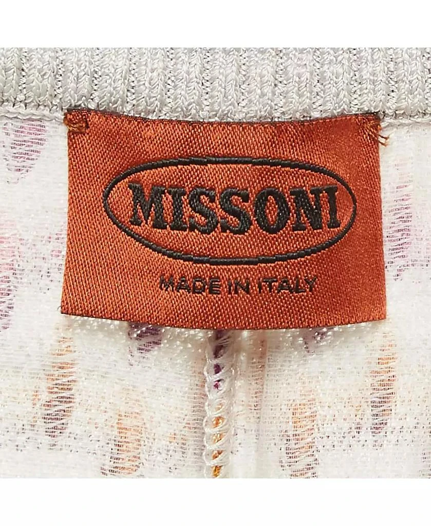 Pre-Owned Missoni Women's Grey Patterned Knit Jogger Pants 6