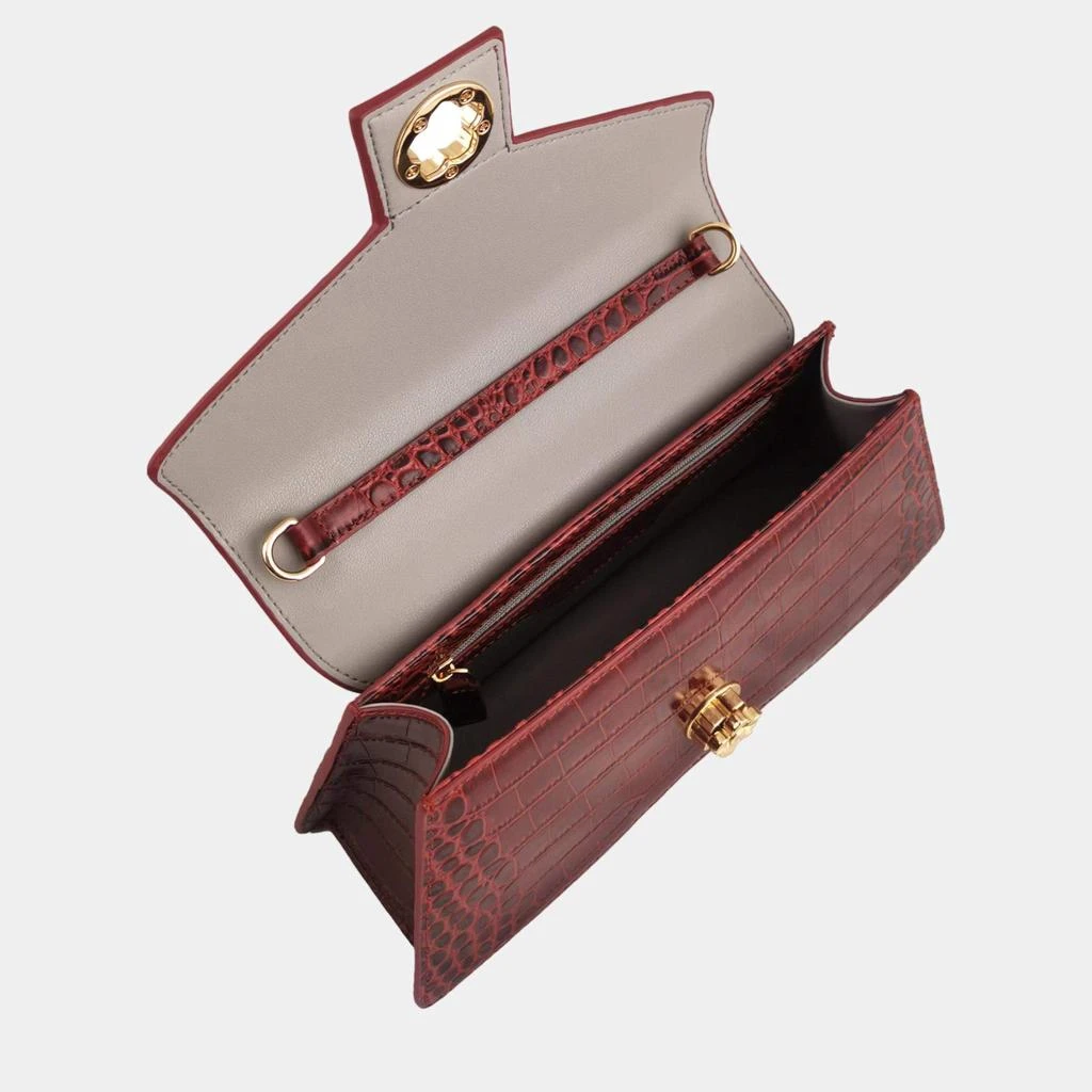 Charriol Charriol Bordeaux Leather Laetitia Crossbody 4