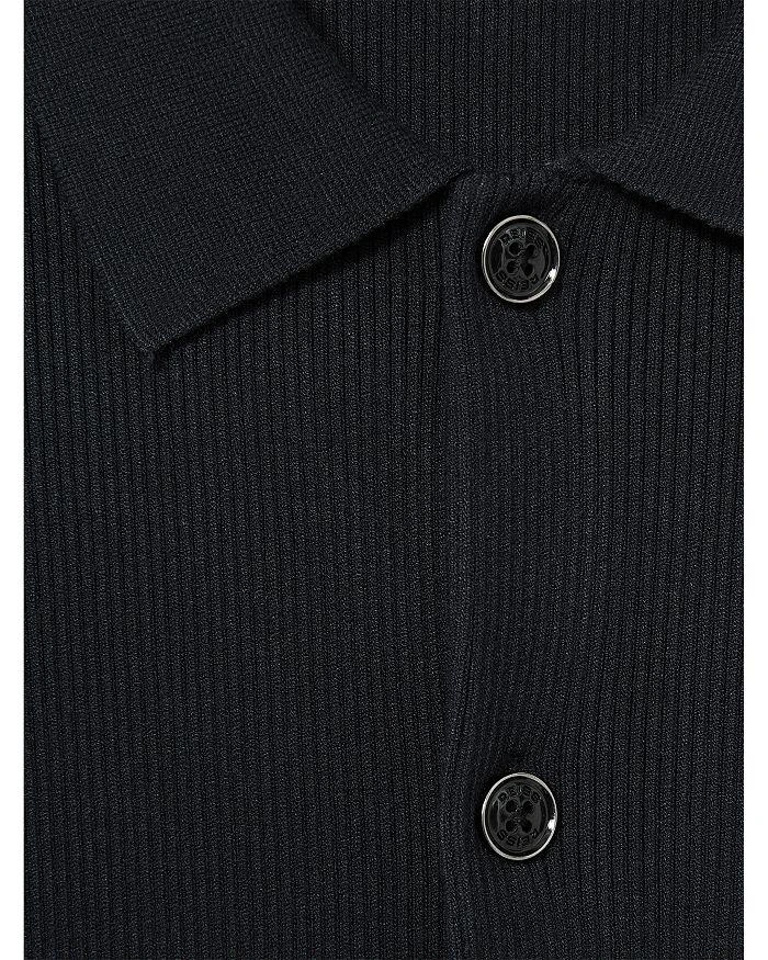REISS Saint Long Sleeve Fine Rib Button Up Cardigan 6